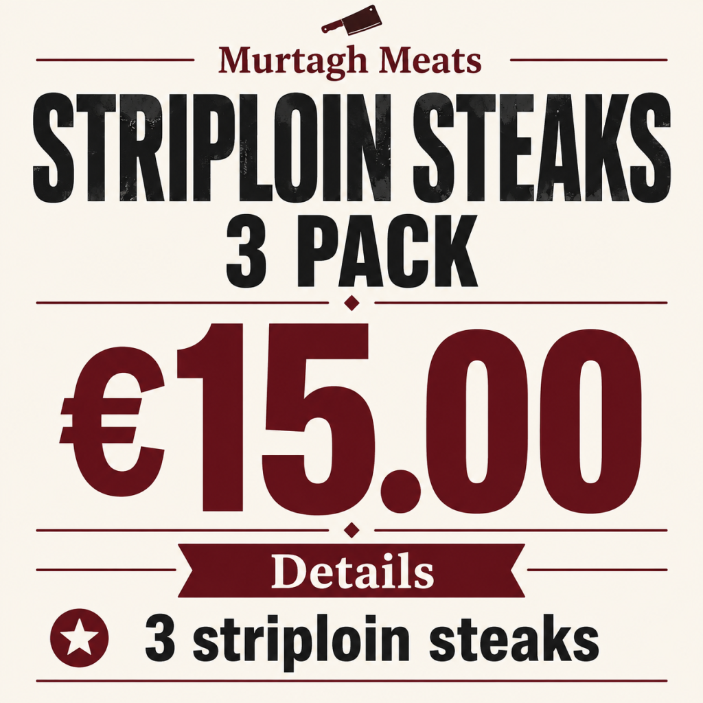 Striploin Steaks - 3 Pack