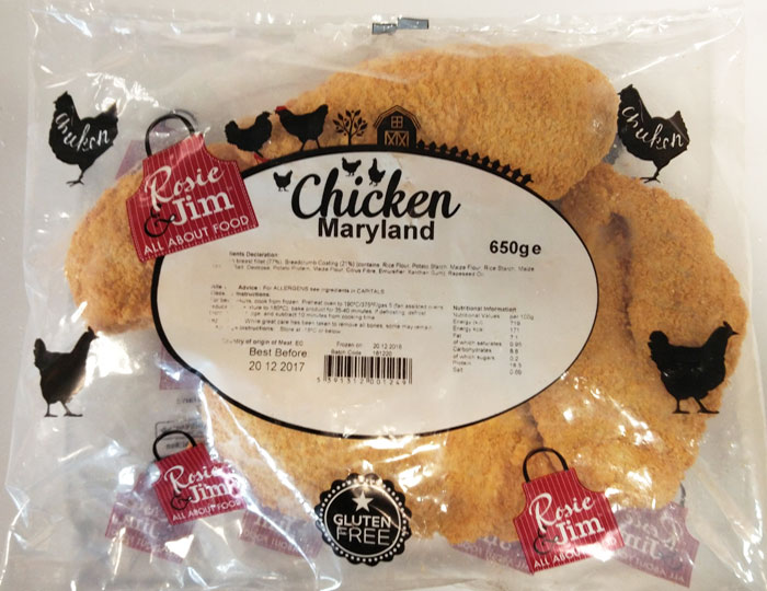 Rosie & Jim Chicken Marylands - 4 Pack